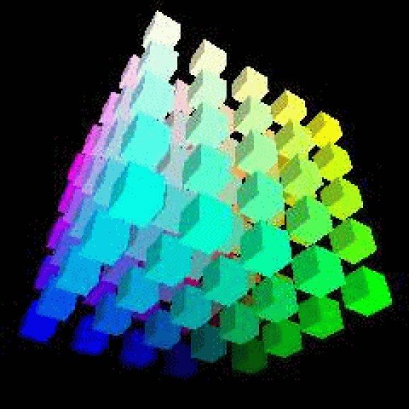 COLORCUBE Dimensions of Color Screensaver screenshot