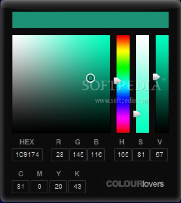 COLOURlovers Color Picker screenshot