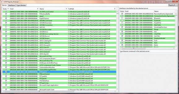 COM Registry Browser screenshot