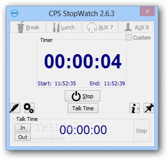 CPS StopWatch screenshot
