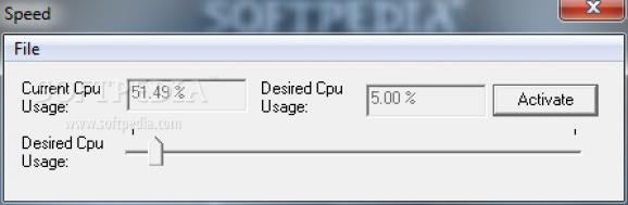 CPU Speed Adjuster screenshot