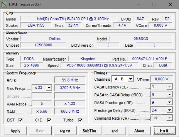 CPU-Tweaker screenshot