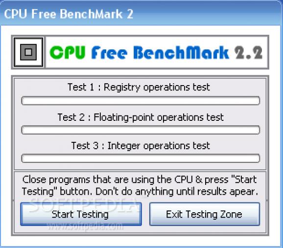 CPU Free BenchMark (former CPUMark) screenshot