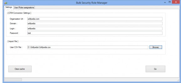 CRM Bulk Security Role Manager screenshot