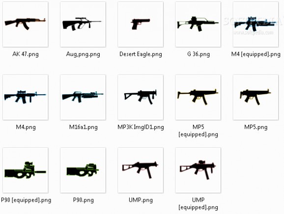 CS weapons Icons screenshot
