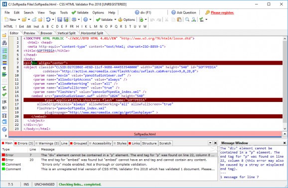 CSS HTML Validator Pro screenshot
