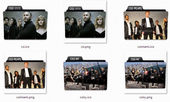 CSI folder icons 3-pack screenshot
