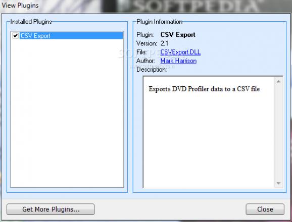 CSV Export screenshot