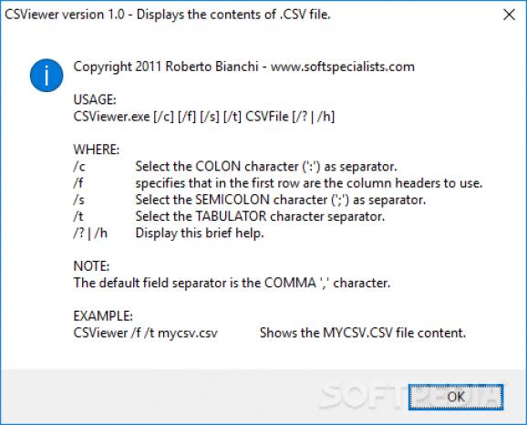 CSViewer screenshot