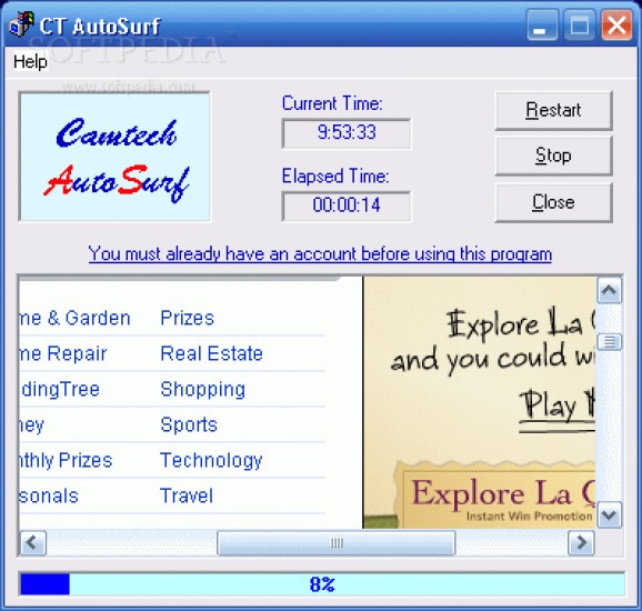 CT AutoSurf screenshot