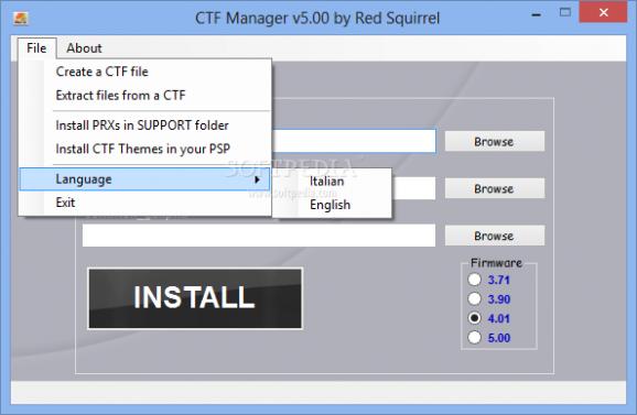 CTF Manager screenshot