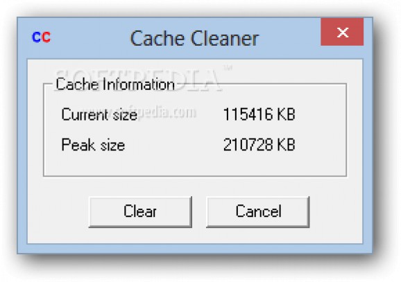 Cache Cleaner screenshot
