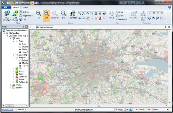 Cadcorp SIS Map Browser screenshot