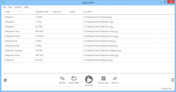 CaesiumPH screenshot