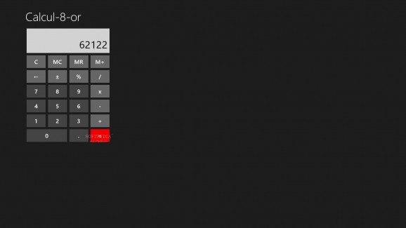 Calcul-8-or for Windows 10/8.1 screenshot