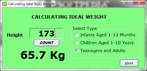 Calculating Ideal Body Weight screenshot