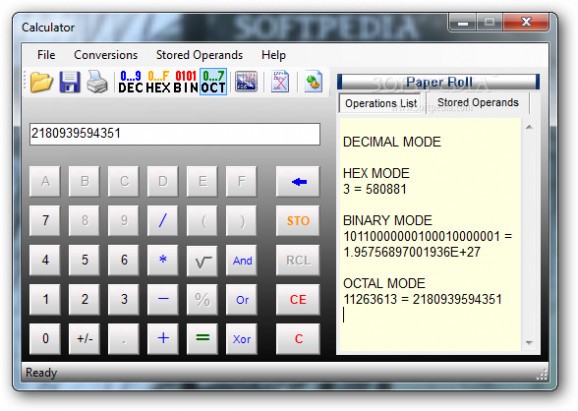 Calculator With Paper Roll screenshot