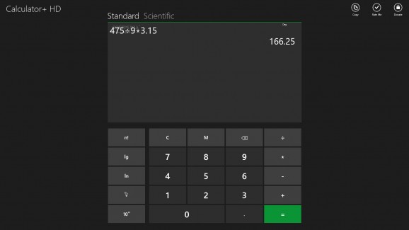 Calculator+ HD screenshot