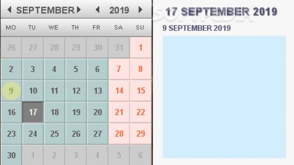 Calendar Desk screenshot
