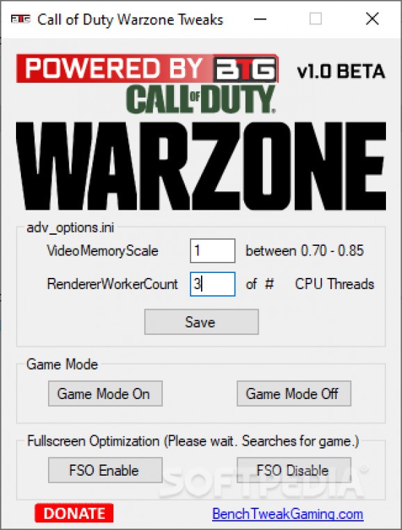 Call of Duty Warzone Tweaks screenshot