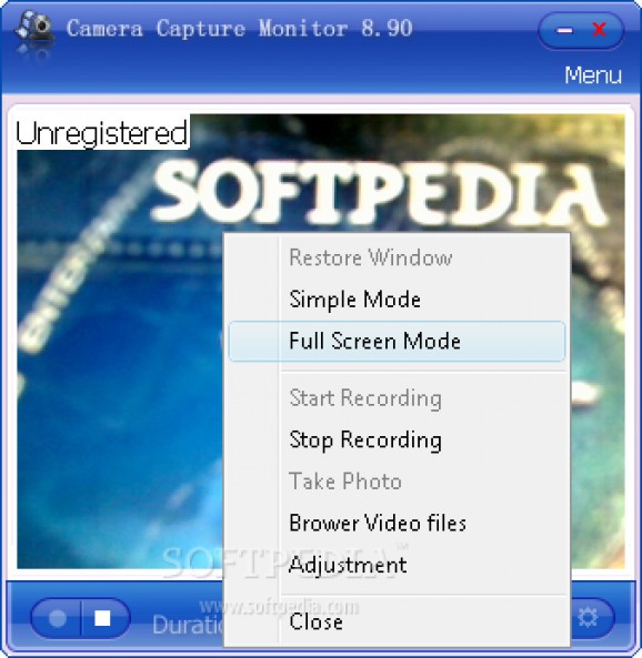 Camera Capture Monitor screenshot