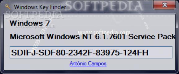 Windows Key Finder screenshot