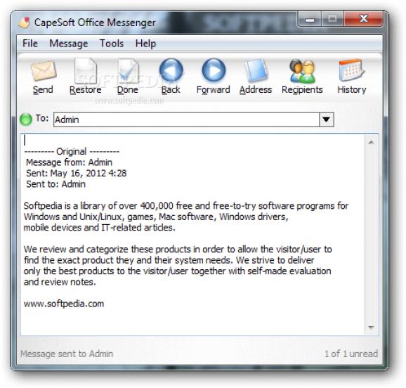 CapeSoft Office Messenger screenshot