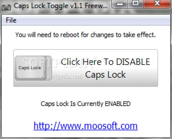 Caps Lock Toggle screenshot