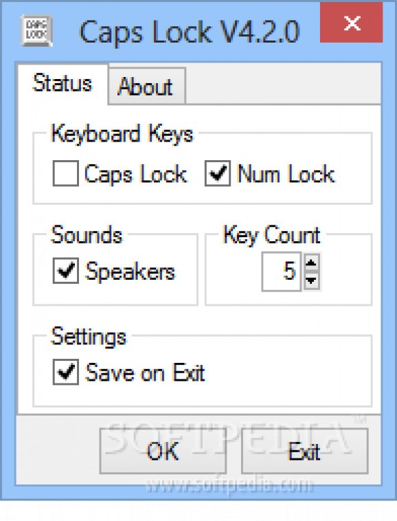 Caps Lock screenshot