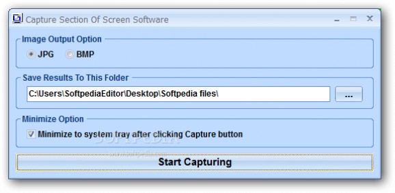 Capture Section Of Screen Software screenshot