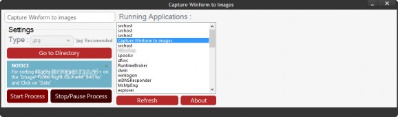 Capture Winform to Images screenshot