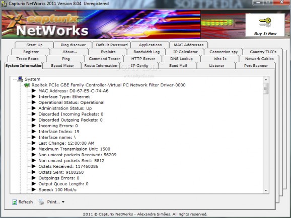 Capturix NetWorks 2011 screenshot
