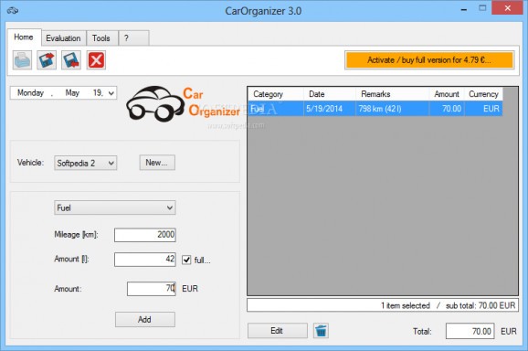 CarOrganizer screenshot