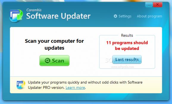 Carambis Software Updater screenshot
