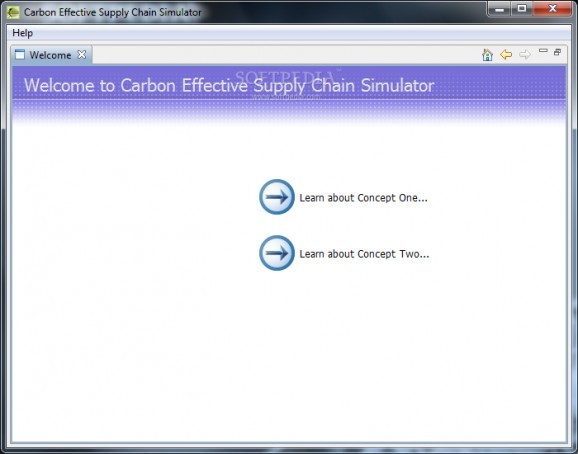 Carbon Effective Supply Chain Simulator screenshot