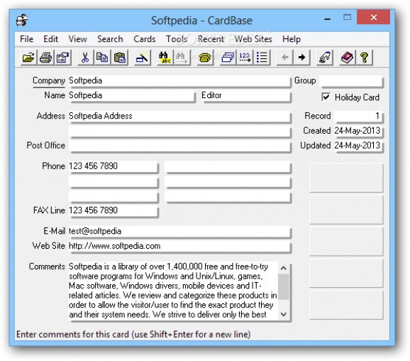 CardBase screenshot