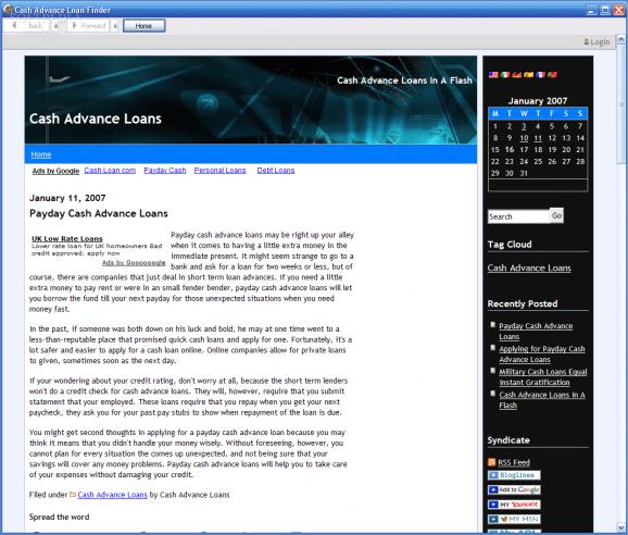 Cash Advance Loans Finder screenshot