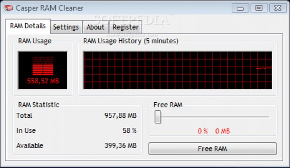 Casper RAM Cleaner screenshot