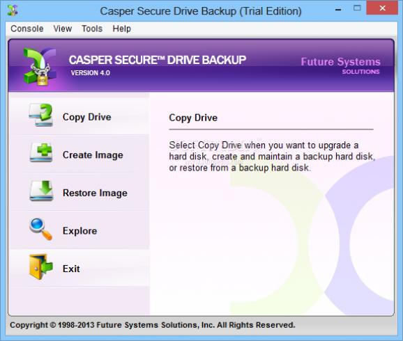Casper Secure Drive Backup screenshot