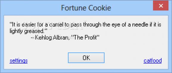Catfood Fortune Cookies screenshot