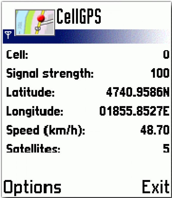 CellGPS screenshot