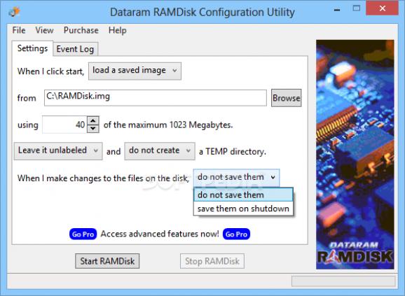 RAMDisk screenshot