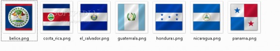 Central American Flags screenshot