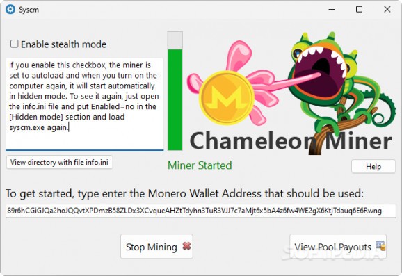 Chameleon Miner screenshot