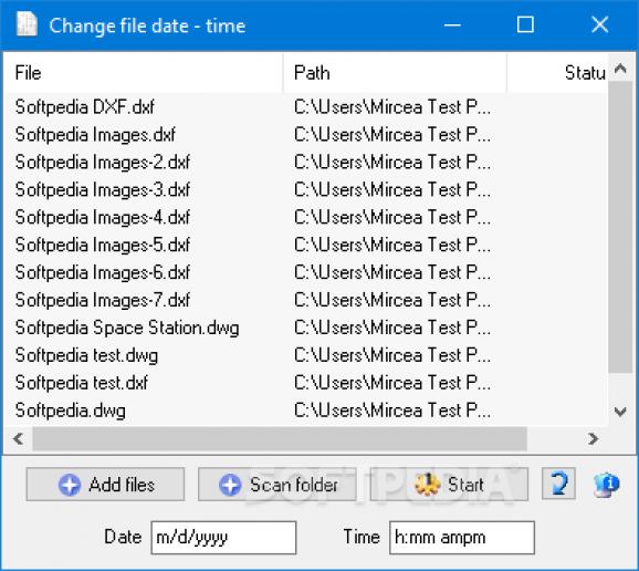 Change File Date - Time screenshot