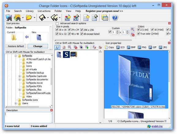 Change Folder Icons screenshot