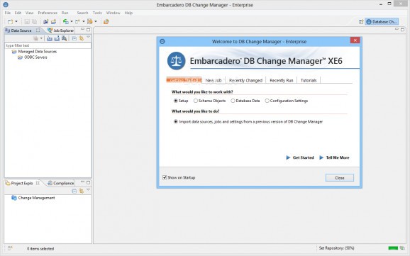 Embarcadero DB Change Manager screenshot