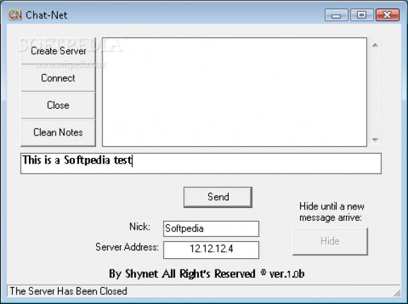 Chat-Net screenshot