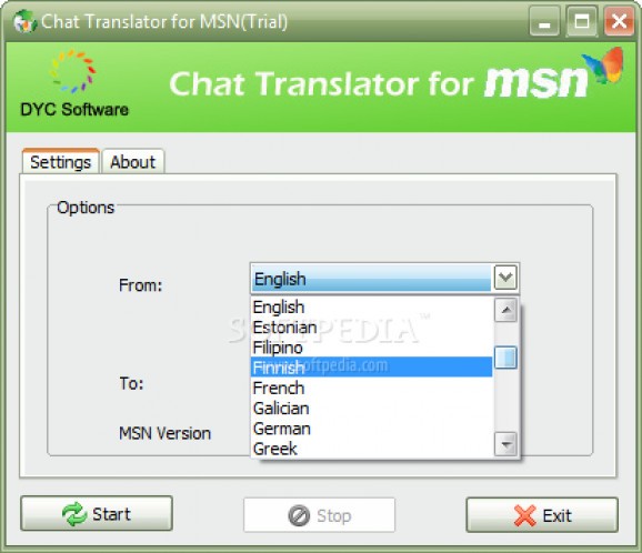 Chat Translator for MSN screenshot