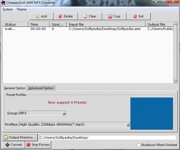 CheapestSoft AMR MP3 Converter screenshot